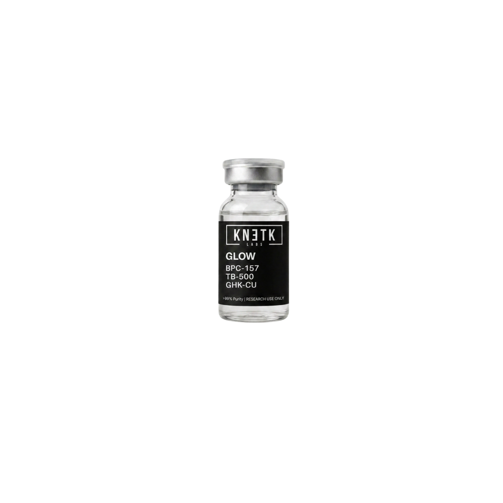 KNETK LABS GLOW vial on white background